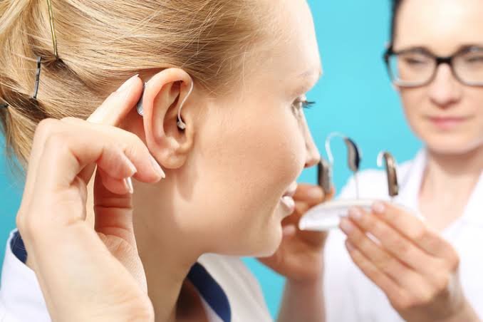 Wearing hearing aids for the first time